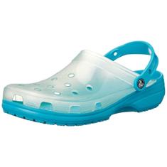 Crocs classic translucent clog digital aqua - 35
