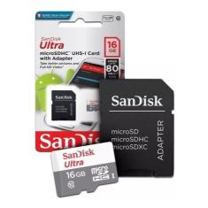 Cartão De Memoria Microsd Classe 10 16gb Original Sandisk