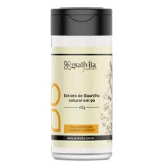 Kit 6X: Extrato De Baunilha Em Pó Natural Grativita 40G