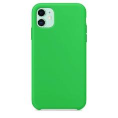Capa Silicone para iPhones 11 Aveludado Por dentro - GCM Cases, Verde 