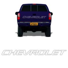 Faixa Tampa Traseira S10 1999 Até 2005 Adesivo Chevrolet - SPORTINOX, 