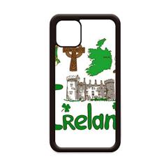 Capa padrão de marco com símbolo nacional da Irlanda para iPhone 11 Pro Max para Apple Mobile Case