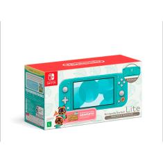 Console Nintendo Switch Lite Animal Crossing Turquesa 32GB - Verde
