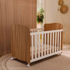 Berço Americano Peroba Móveis Duda com Suporte para Mosqueteiro