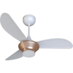Ventilador de Teto Ventisol Mistral 3 Pás Branco/Bronze Bivolt F002, B