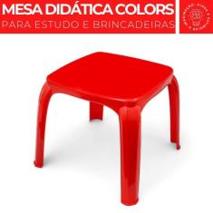 Mesa Mesinha Infantil Atividades Plástico Escola Brinquedo - Usual Uti