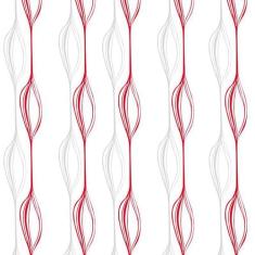 Papel Parede Linhas Vermelha E Cinza Autocolante Sala Quarto - LRP