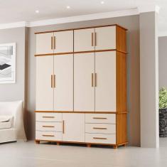 Guarda Roupas Infantil 4 Portas 6 Gavetas E Maleiro Londres