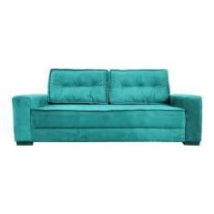 Sofá 2 Lugares Luxo Giza Suede Thifany - Novo Encanto