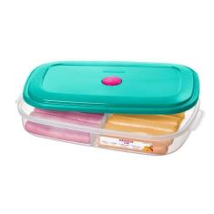 Pote Plástico Sanremo Para Fiambres Com Divisória