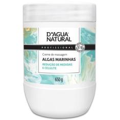 Creme De Massagem Algas Marinhas Dagua Natural 650g Redução de Medidas