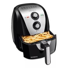 Fritadeira Mondial Sem Óleo Air Fryer Af-55i 5,5l Preto e Inox 127V, 1
