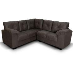 Conjunto Sofá de Canto 2 e 3 Lugares Hellen Santiago