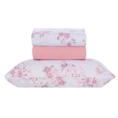 Jogo De Cama Duplo Queen 4 Pçs Lisboa Sonhare Bronze Sultan