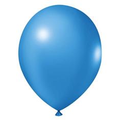 Balão de Látex Azul Celeste - 9 Polegadas - 50 Unidades