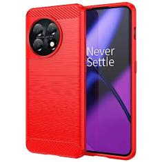 Capa de celular para Oneplus 11, fibra de carbono refinada, anti-queda, anti-impressões digitais, proteção total