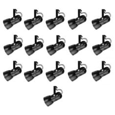 Kit 16 Spot Trilho Perfilado Eletro calha Par20 Bulbo OL2 - Hiperlight