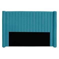 Cabeceira Casal Queen Size Estofada para Cama Box Alicia Veludo - Bem 