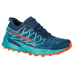 La Sportiva Tênis de corrida feminino Mutant Trail, Azul tempestade, tomate cereja, 36