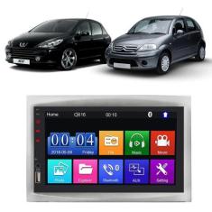 Kit Multimídia Mp5 Peugeot 307 Citroen C3 2003 A  2010 7 Polegadas Esp