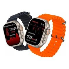 Relogio smartwatch s9 ultra pro basik prime, DOURADO AZUL