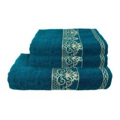 Jogo 3 Toalhas de Luxo (1 Banho 2 Rosto) Felpuda Grossa Atacado - Dugu