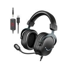 Headset Gamer Fifine H9, Som Surround 7.1, USB, Console e PC, Preto - H9