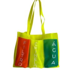 Bolsa Praia Silicone 3 Bolsos - Lorena Rodriguez, Neon