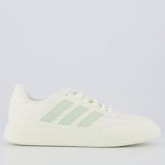 Tênis Adidas Courtblock Feminino Off White e Verde, 38