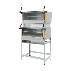 Forno Industrial a Gás 70X60 2 Câmaras Guilhotina Metalmaq, Gás Natura
