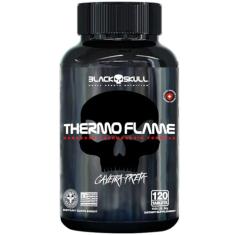 Thermo Flame Hardcore Termogênico - 120 Tablets, Black Skull