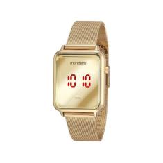 Relógio Feminino Mondaine Digital - 32171Lpmvde1 Dourado