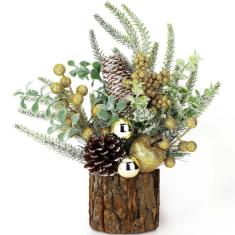 Árvore de Natal kpx Tabletop Artificial Mini com enfeites