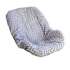 Capa de Bebê Conforto Chevron, Laura Baby, Cinza