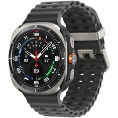 Samsung Galaxy Watch Ultra 2025 Smartwatch 47mm LTE, Galaxy AI, Titânio Aeroespacial, Titânio Prata