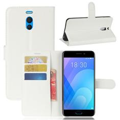 Capa carteira MEIZU M6 Note, capa carteira flip de couro PU premium com compartimento para cartão, suporte e fecho magnético [capa interior à prova de choque de TPU] Compatível com MEIZU M6 Note