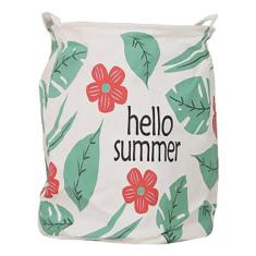 Cesto Multiuso Organizador De Brinquedos Hello Summer 40X50