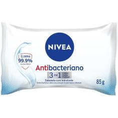 Sabonete Em Barra Nivea Antibacteriano 3 Em 1 85g, 1, 85g