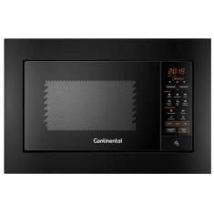 Micro-ondas de Embutir Continental 27L Preto com Função Tira Odor (MC2