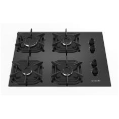 Cooktop Mueller 4 Bocas Com Queimador Ultra Chama G5, Preto, Bivolt