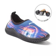 Tênis Infantil Pé com Pé Calce Fácil Sem Cadarço-Masculino