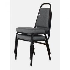 02 Cadeiras Empilhável Para Hotelaria Linha Hotel Jersey Marrom