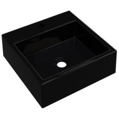 Cuba Pia De Apoio Para Banheiro Quadrada Q355W Preto C08 - Mpozenato, 