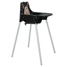 Cadeira para Refeição Infantil Tramontina Teddy em Polipropileno Preto