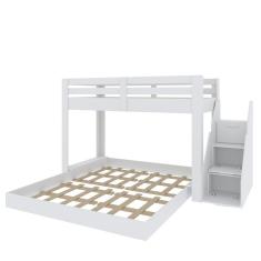 Beliche Casal Adulto Montessoriano Star Plus Yescasa Branco Perfect Wood
