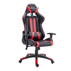 Cadeira Gamer Pro Reclinável Base Giratória Gallant Preto/Vermelho