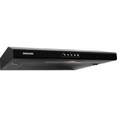 Depurador de ar Slim 60 Cm Preto 220V - Suggar, Preto, 220V