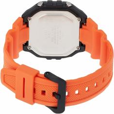Relógio Preto e Laranja Casio W-218H-4B2VDF-BR