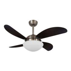 Ventilador De Teto Volare Fly Escovado 4 Pás Tabaco 127v