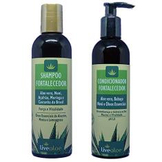 Kit Shampoo e Condicionador Fortalecedor com Aloe Vera